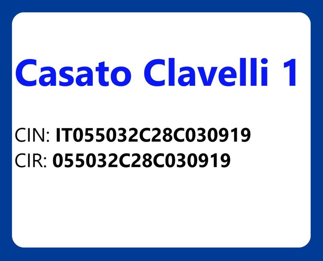 Casato Clavelli 1 Villa Collestatte Exterior photo